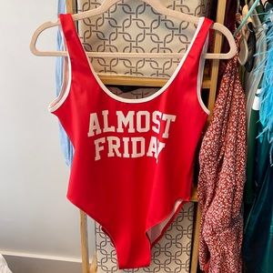 Almost Friday swimsuit